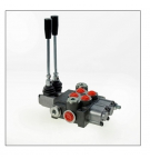 2-section hydraulic distributor with a latch